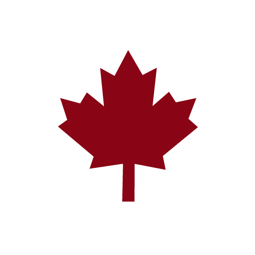 Icon of a canadian flag.